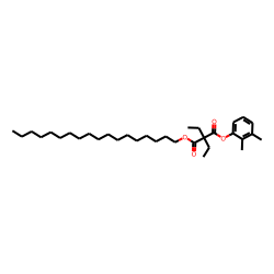 Diethylmalonic acid, 2,3-dimethylphenyl octadecyl ester