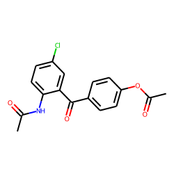 Clorazepate M (hydroxy-), isomer 2, hydrolysis, acetylated