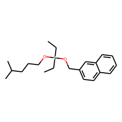 Silane, diethylisohexyloxy(2-naphthylmethoxy)-