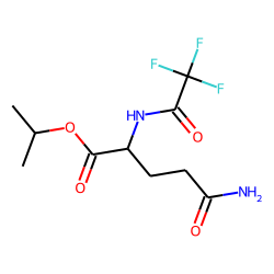 Glutamine, N-trifluoroacetyl, 1-methylethyl ester