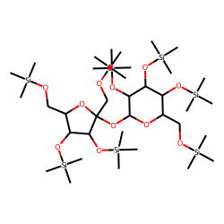 «alpha»-D-Glucopyranoside, 1,3,4,6-tetrakis-O-(trimethylsilyl)-«beta»-D-fructofuranosyl 2,3,4,6-tetrakis-O-(trimethylsilyl)-