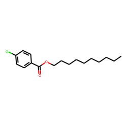 4-Chlorobenzoic acid, decyl ester