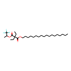 Diethylmalonic acid, octadecyl 1,1,1-trifluoroprop-2-yl ester
