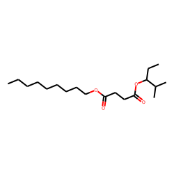 Succinic acid, 2-methylpent-3-yl nonyl ester