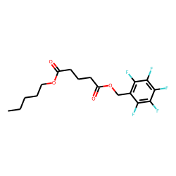 Glutaric acid, pentafluorobenzyl pentyl ester