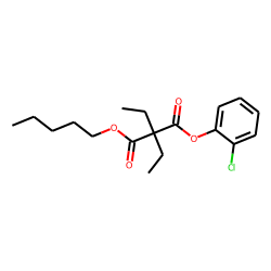 Diethylmalonic acid, 2-chlorophenyl pentyl ester