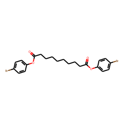 Sebacic acid, di(4-bromophenyl) ester