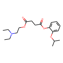 Succinic acid, 2-isopropoxyphenyl N,N-diethyl-2-aminoethyl ester