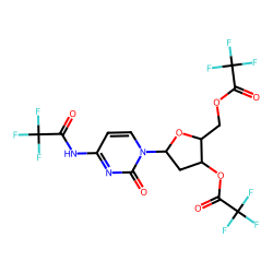 2'-Deoxycytidine, N,O,O'-tris(trifluoroacetyl)-