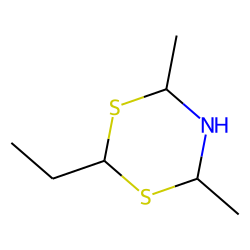 5,6-Dihydro-2-ethyl-4,6-dimethyl-4H-1,3,5-dithiazine