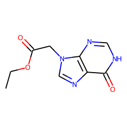 Hypoxanthine-9-acetic acid, ethyl ester