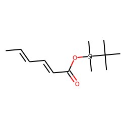 2,4-Hexadienoic acid, tert-butyldimethylsilyl ester, (E,E)-