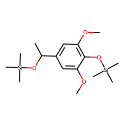 Ethanol, 1-(4-hydroxy-3,5-dimethoxyphenyl), bis-TMS