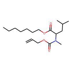 l-Leucine, N-allyloxycarbonyl-N-methyl-, heptyl ester