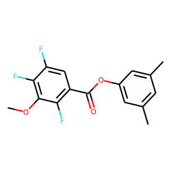 2,4,5-Trifluoro-3-methoxybenzoic acid, 3,5-dimethylphenyl ester