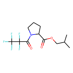 l-Proline, n-pentafluoropropionyl-, isobutyl ester