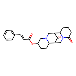 13-cis-Cinnamoyloxy-17-oxolupanine