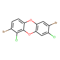 Dibenzodioxin, 2,7-dibromo-, 1,8-dichloro-