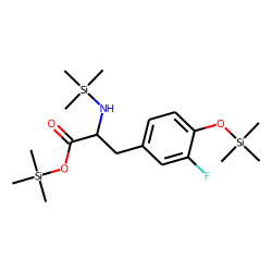 meta-Fluorotyrosine, tris-TMS