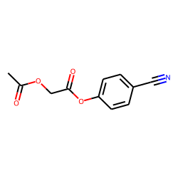 Acetoxyacetic acid, 4-cyanophenyl ester