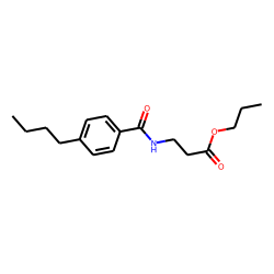 «beta»-Alanine, N-(4-butylbenzoyl)-, propyl ester