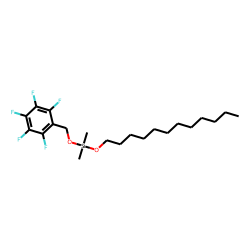 Silane, dimethyl(pentafluorobenzyloxy)dodecyloxy-