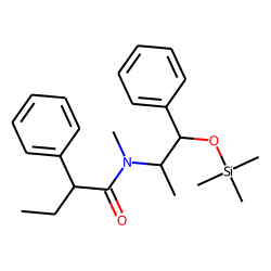 (1S2R)-Ephedrine, N-(2-phenylbutanoyl)-O-TMS