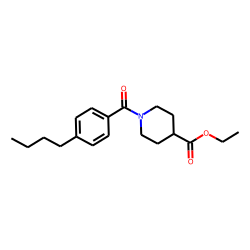 Isonipecotic acid, N-(4-butylbenzoyl)-, ethyl ester
