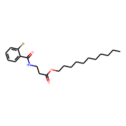 «beta»-Alanine, N-(2-bromobenzoyl)-, undecyl ester