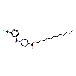 Isonipecotic acid, N-(3-trifluoromethylbenzoyl)-, dodecyl ester