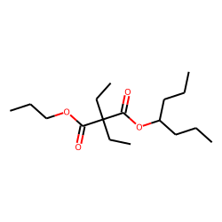 Diethylmalonic acid, hept-4-yl propyl ester