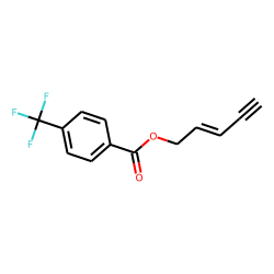 4-(Trifluoromethyl)benzoic acid, pent-2-en-4-ynyl ester