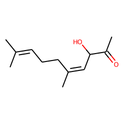 (Z) -3-hydroxy-5,9-dimethyldeca-4,8-dien-2-on (R,S)