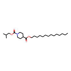 Isonipecotic acid, N-isobutoxycarbonyl-, tetradecyl ester