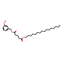 Glutaric acid, hexadecyl 3-methoxybenzyl ester