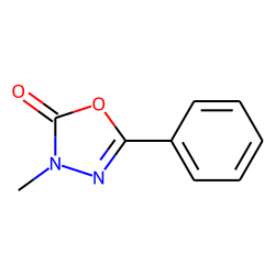 2-Phenyl-4-methyl-oxadiazol-1,3,4-one-5