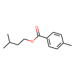 Benzoic acid, 4-methyl, 3-methylbutyl ester