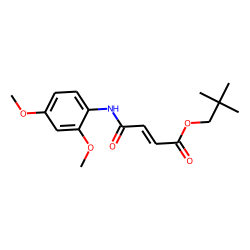 Fumaric acid, monoamide, N-(2,4-dimethoxyphenyl)-, neopentyl ester
