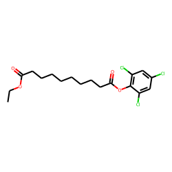 Sebacic acid, ethyl 2,4,6-trichlorophenyl ester