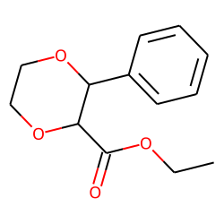 1,4-Dioxane-2-carboxylic acid, 3-phenyl, ethyl ester