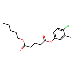Glutaric acid, 4-chloro-3-methylphenyl pentyl ester
