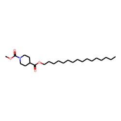 Isonipecotic acid, N-methoxycarbonyl-, hexadecyl ester
