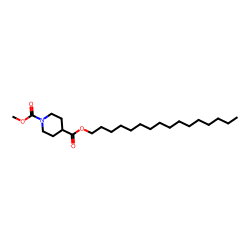 Isonipecotic acid, n-methoxycarbonyl-, hexadecyl ester