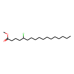 5-Chloroheptadecanoic acid, methyl ester