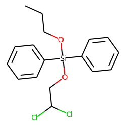Silane, diphenyl(2,2-dichloroethoxy)propoxy-