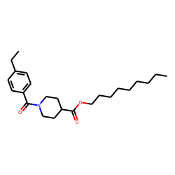 Isonipecotic acid, N-(4-ethylbenzoyl)-, nonyl ester