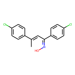 (1E,2e)-1,3-bis(4-chlorophenyl)-2-buten-1-one oxime