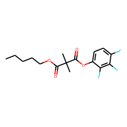 Dimethylmalonic acid, pentyl 2,3,4-trifluorophenyl ester