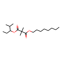 Dimethylmalonic acid, 2-methylpent-3-yl octyl ester