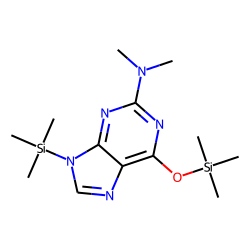 Guanine, N2-dimethyl, TMS